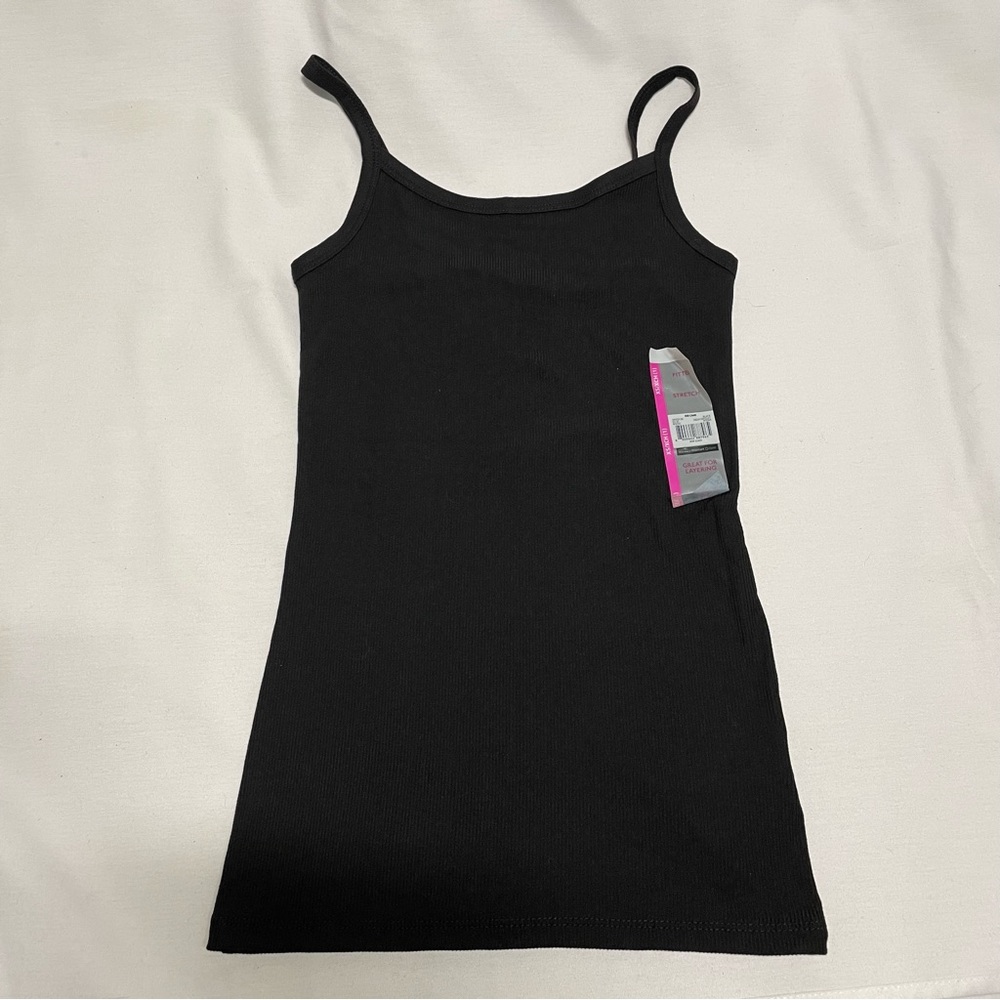Black Ribbed Camisole top by NoBo size SX
